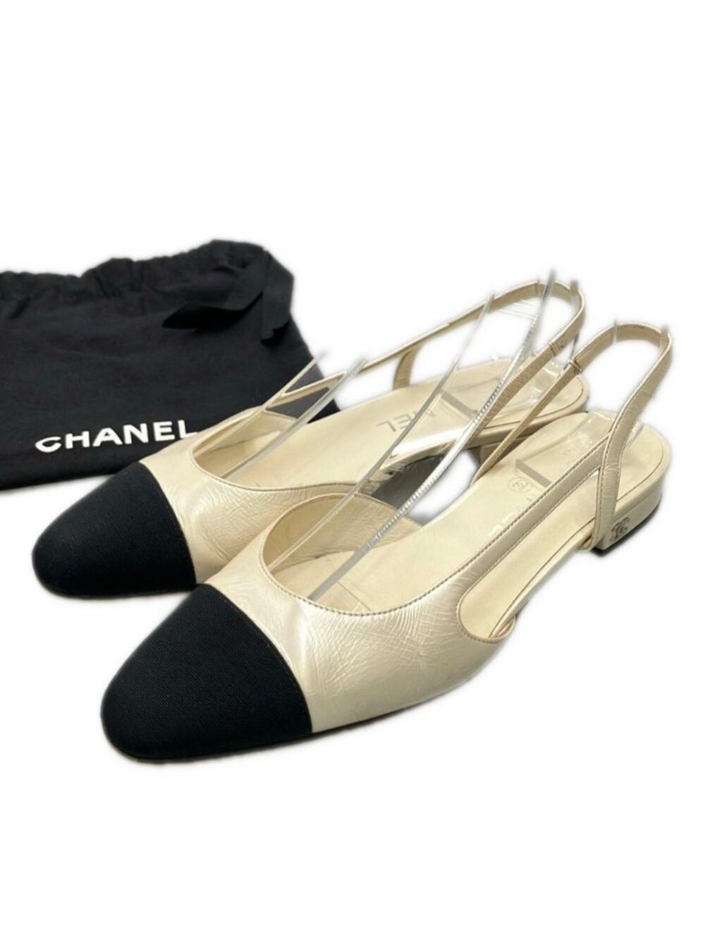 Chanel Slingback Flat Pumps a